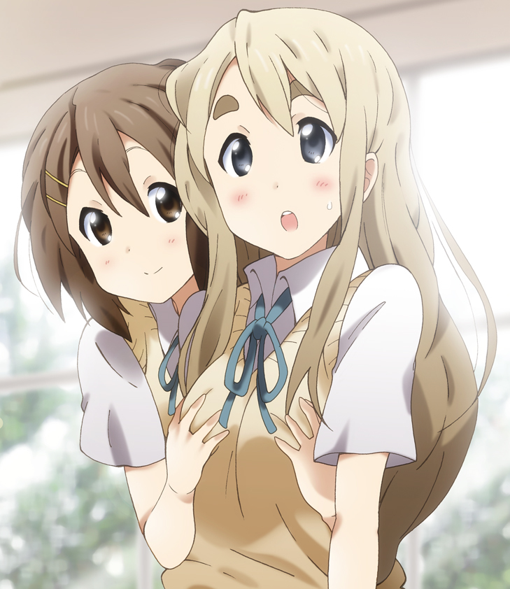 hirasawa yui and kotobuki tsumugi (k-on!) drawn by yamasaki_wataru