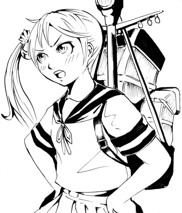 akebono (kantai collection) drawn by kamizono_(spookyhouse)