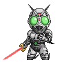 shadow moon (kamen rider and 1 more) drawn by eou