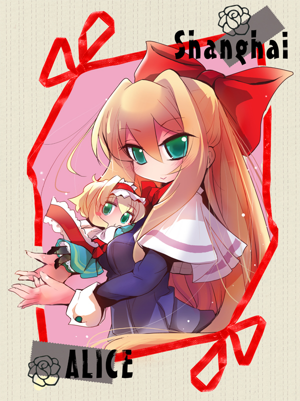 alice margatroid and shanghai doll (touhou) drawn by usoneko