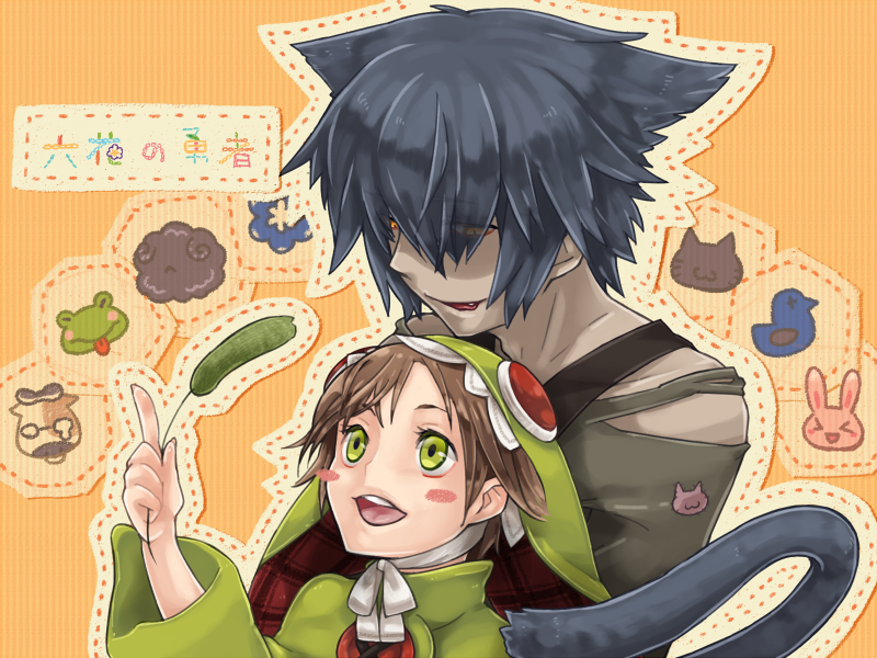 hans humpty and chamot rosso (rokka no yuusha) drawn by 24a