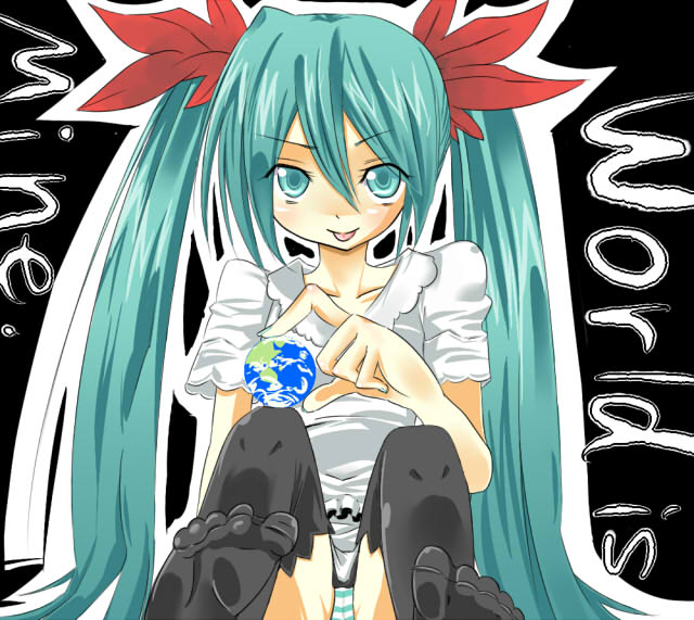 hatsune miku (vocaloid and 1 more) drawn by murazou_(mugenloop)