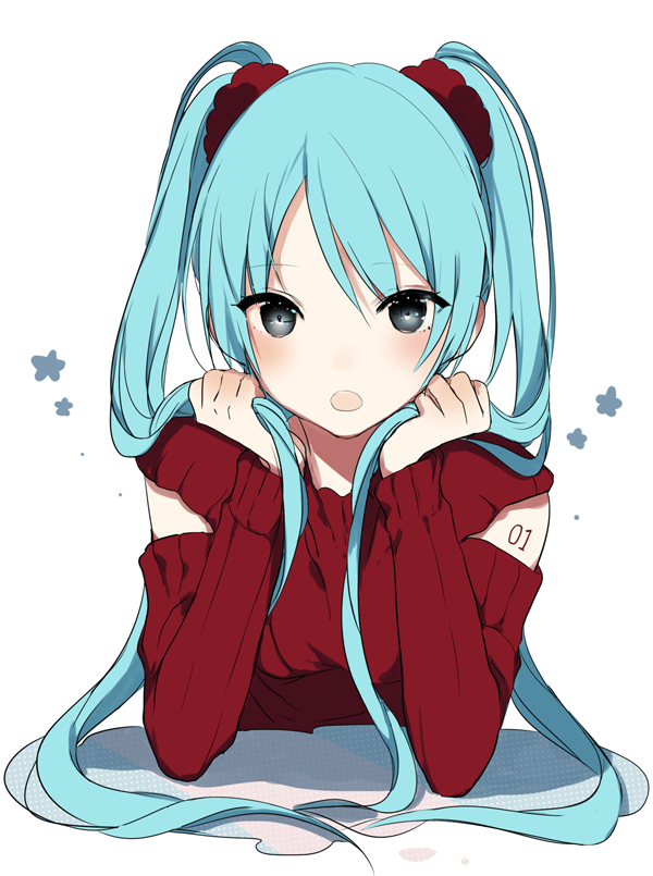 hatsune miku (vocaloid and 1 more) drawn by lpip