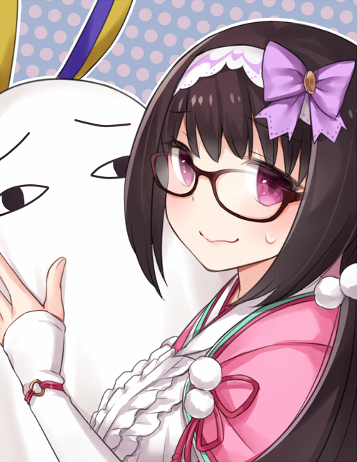 nitocris, osakabehime, and medjed (fate and 1 more) drawn by midori_(m_ryokutya)