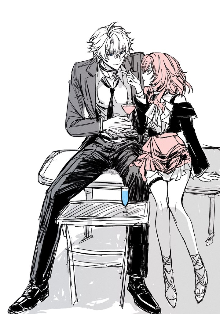 phainon and cyrene (honkai and 1 more) drawn by ilsijeongj2213
