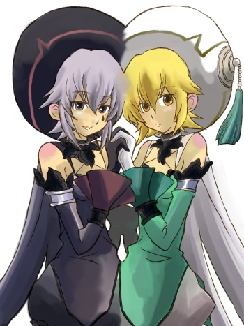 atoli and shino (.hack// and 1 more) drawn by acyamo