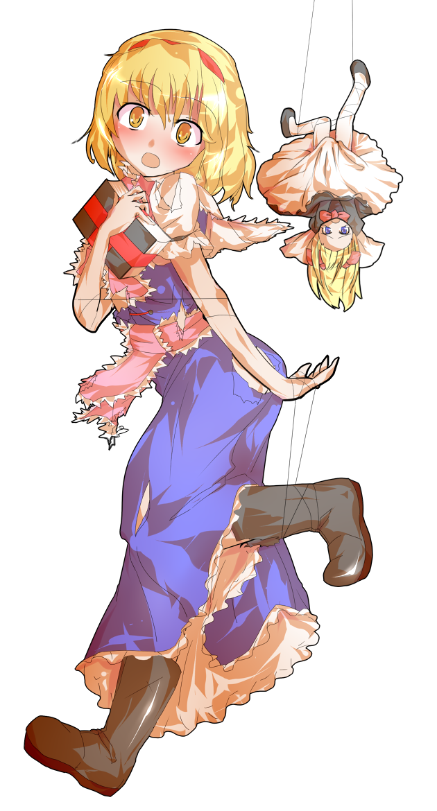 alice margatroid and shanghai doll (touhou) drawn by dairi