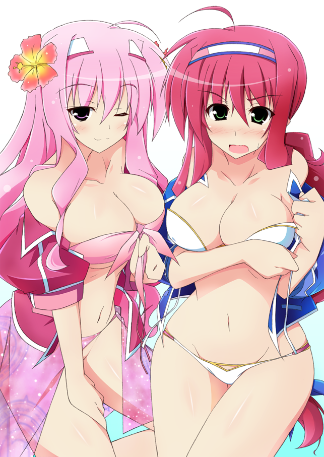 amitie florian and kyrie florian (lyrical nanoha and 3 more) drawn by tachibana_akatsuki