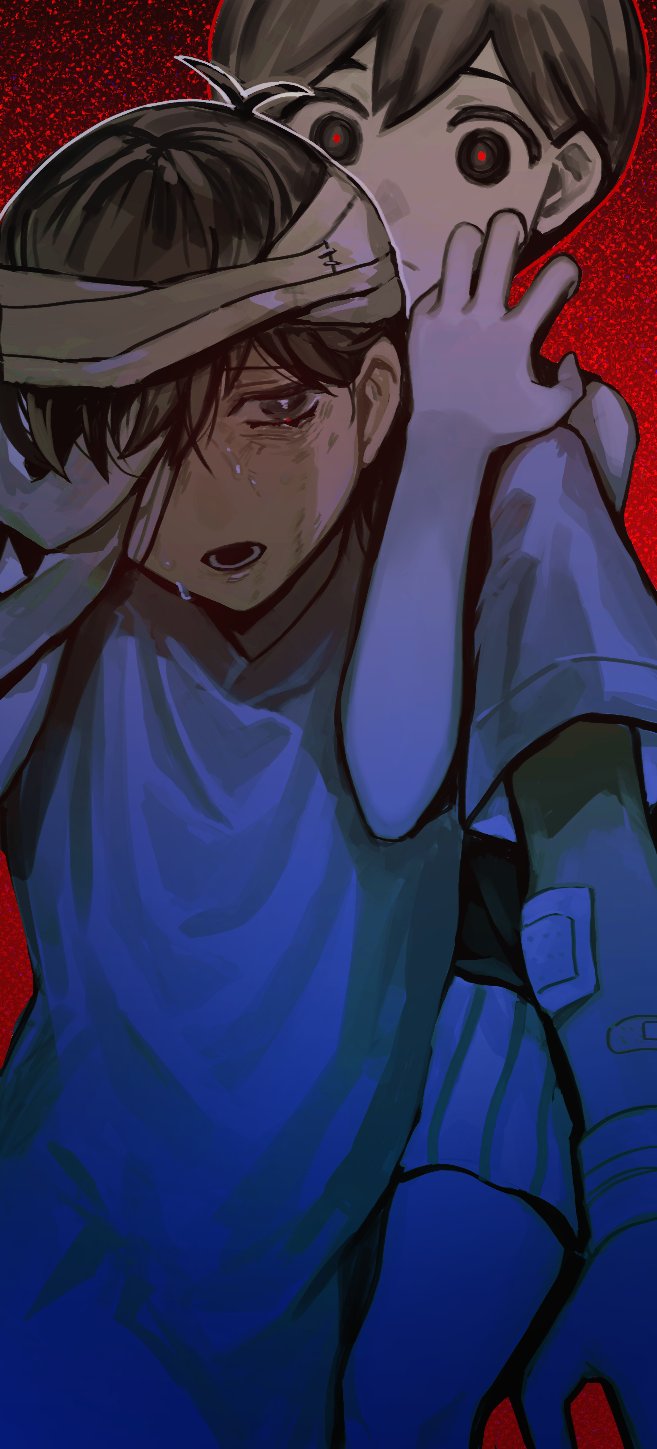 sunny and omori (omori) drawn by keiseki1