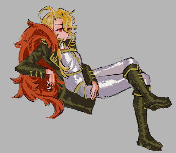 don quixote and sancho (project moon and 1 more) drawn by luvlain
