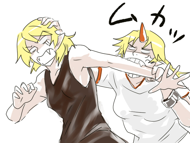mizuhashi parsee and hoshiguma yuugi (touhou) drawn by jingo_kajiki