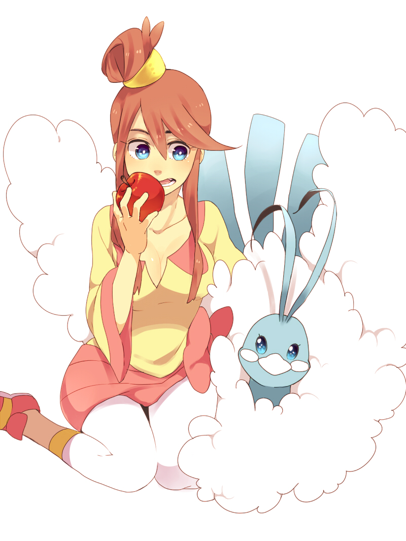 skyla, iris, and altaria (pokemon and 1 more)