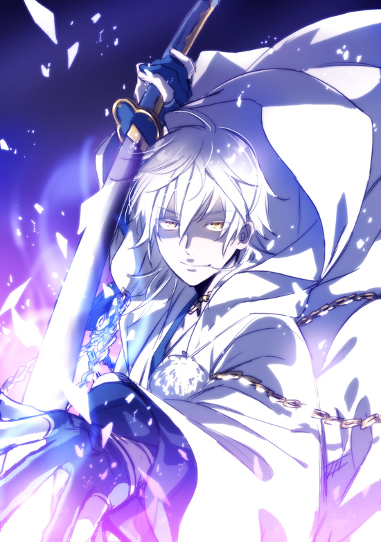 tsurumaru kuninaga (touken ranbu) drawn by yupopo_(hidame)