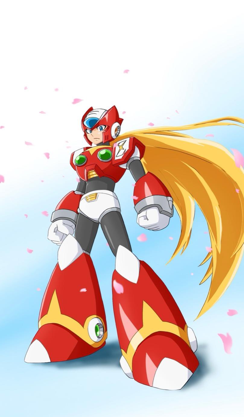 zero (mega man and 1 more) drawn by 6rockmantaro9