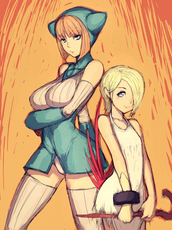 nina and lin (breath of fire and 1 more) drawn by fumio_(rsqkr)