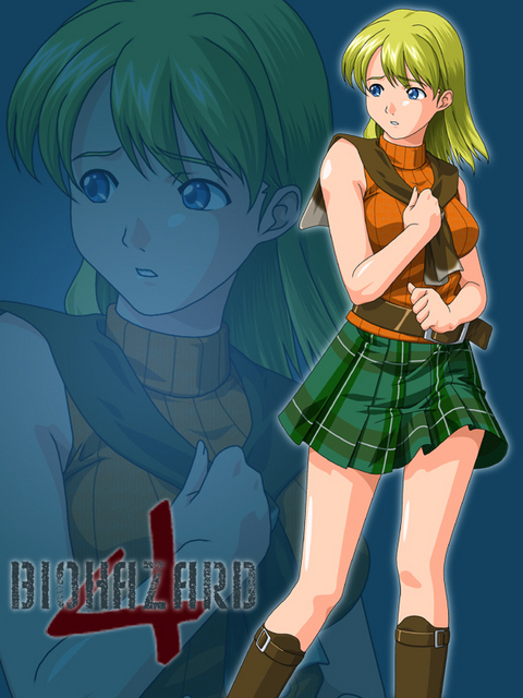 ashley graham (resident evil and 1 more) drawn by fukuoka_katsumi
