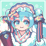 hatsune miku and yuki miku (vocaloid) drawn by nidaime_aa