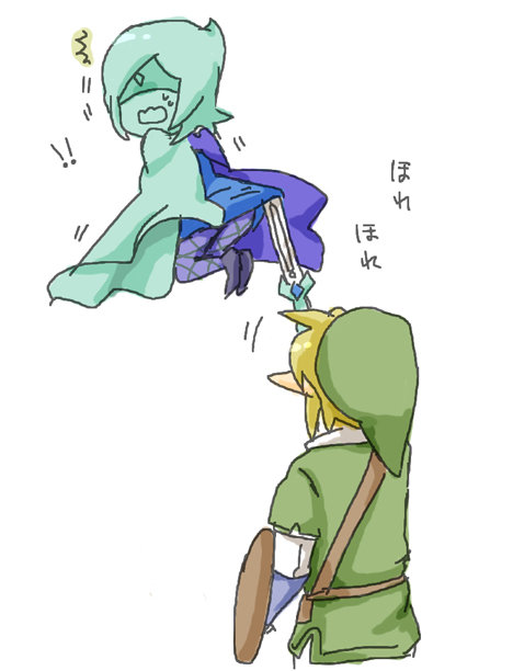 link and fi (the legend of zelda and 1 more) drawn by gohan_(horth-waribasi)