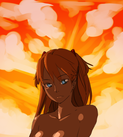 souryuu asuka langley (neon genesis evangelion) drawn by hachimitsuboi