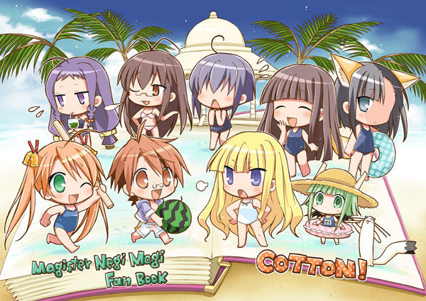 evangeline a.k. mcdowell, kagurazaka asuna, sakurazaki setsuna, miyazaki nodoka, ayase yue, and 5 more (mahou sensei negima!) drawn by mizutama