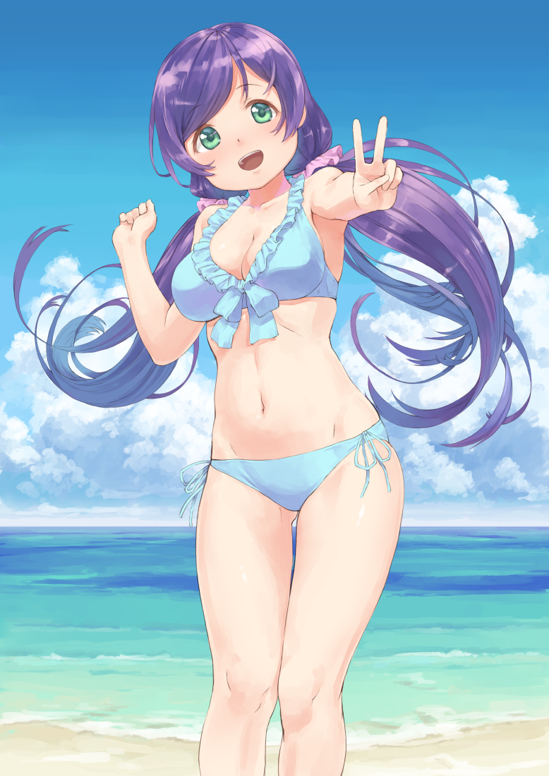 tojo nozomi (love live! and 1 more) drawn by eichisu
