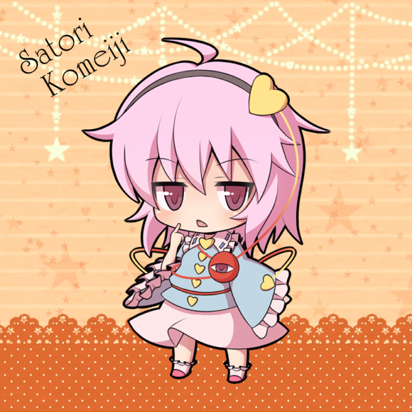 komeiji satori (touhou) drawn by azuma_takeshi_(andon_kandelaar)