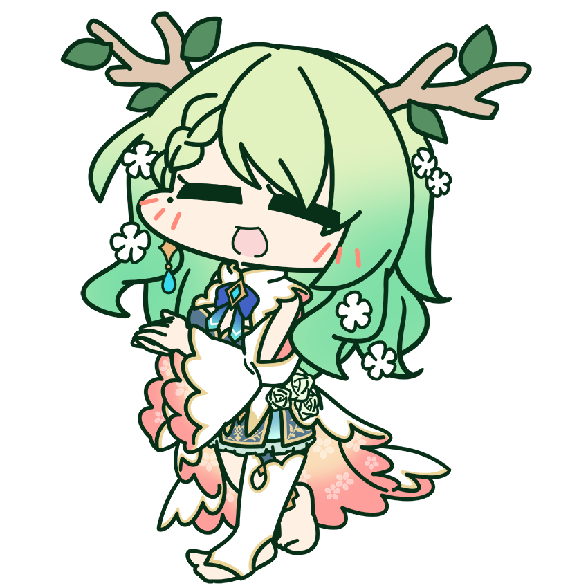 ceres fauna (hololive and 1 more) drawn by aka_shiba