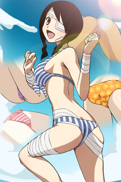 kobushi abiru (sayonara zetsubou sensei) drawn by haruyama_kazunori