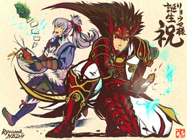 takumi and ryoma (fire emblem and 1 more) drawn by pichimura