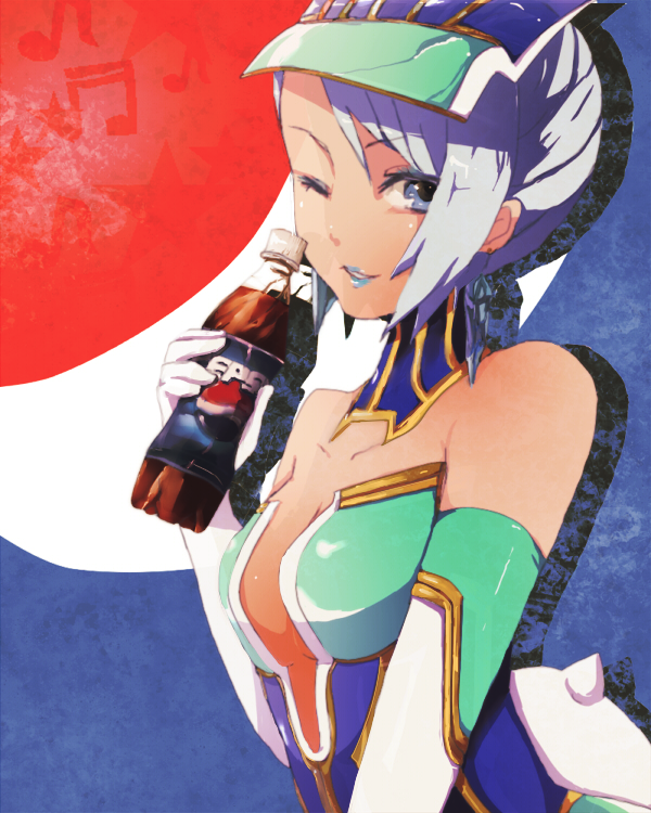 karina lyle and blue rose (tiger & bunny and 1 more) drawn by yamada_(fibm)