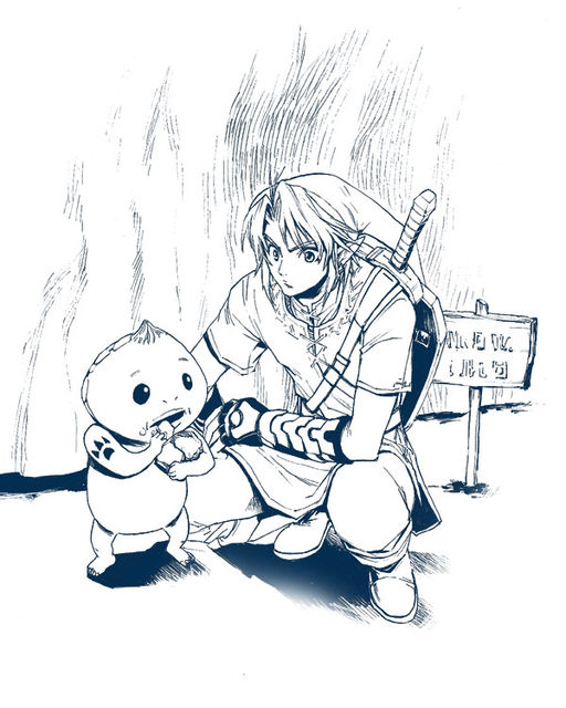 link (the legend of zelda and 1 more) drawn by gacharunta