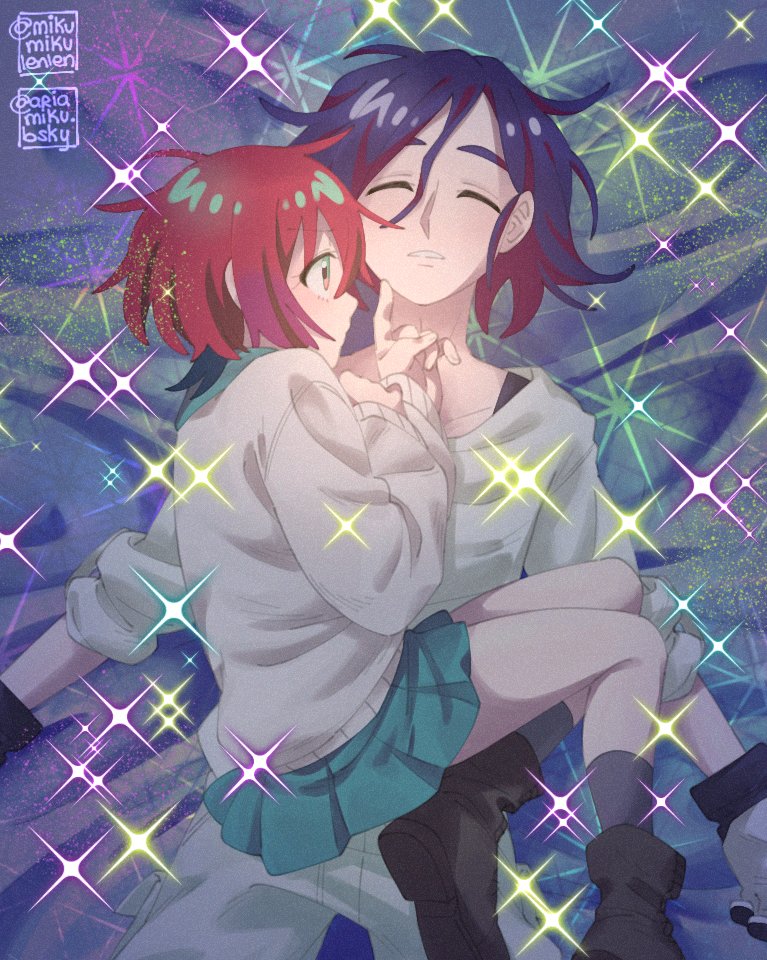 amate yuzuriha and shuji ito (gundam and 1 more) drawn by ariamikukanzaki