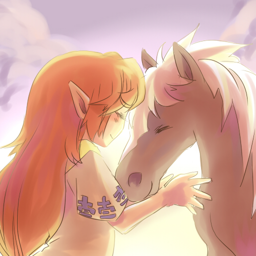 malon and epona (the legend of zelda and 1 more)