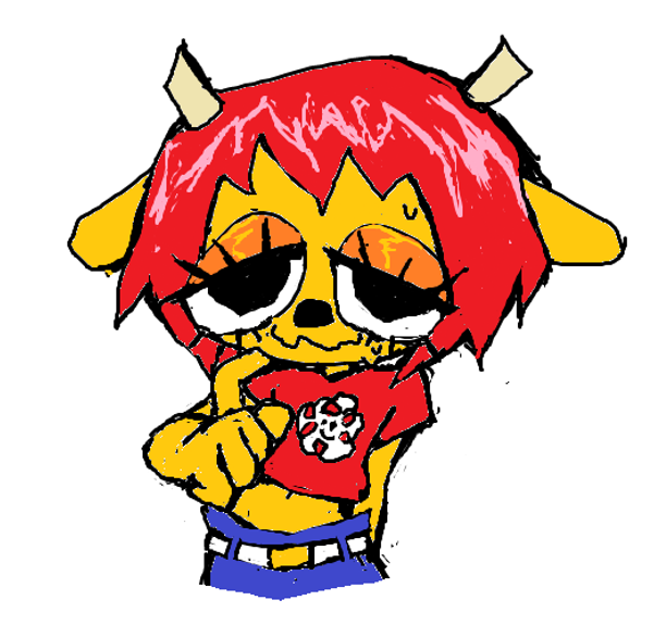 lammy (parappa the rapper and 1 more) drawn by lobotoloid