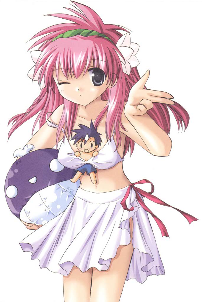 milfeulle sakuraba and takuto meyers (galaxy angel) drawn by kanan