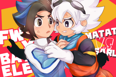 matatagi hayato and saryuu evan (inazuma eleven and 3 more) drawn by minb