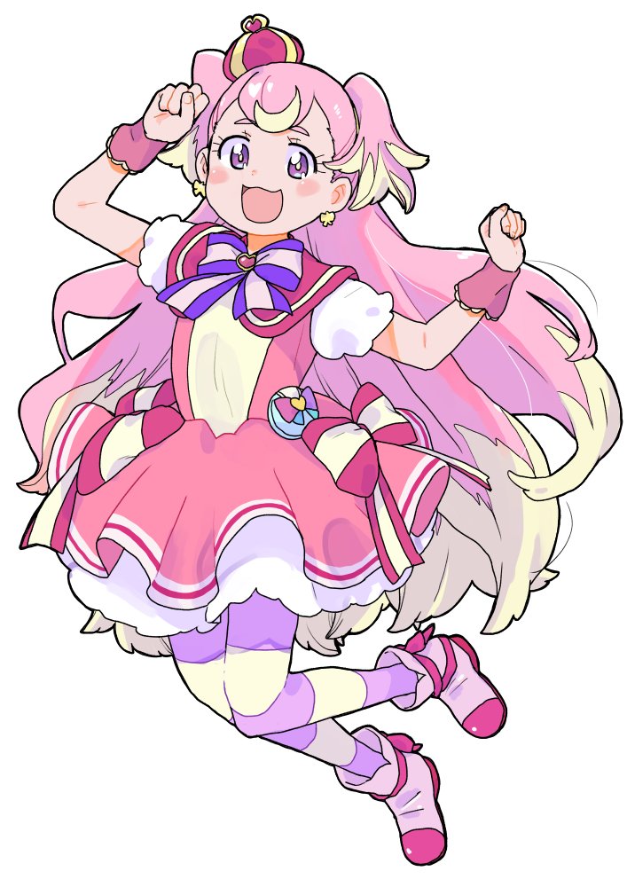 inukai komugi and cure wonderful (precure and 1 more) drawn by matsuda_kouta