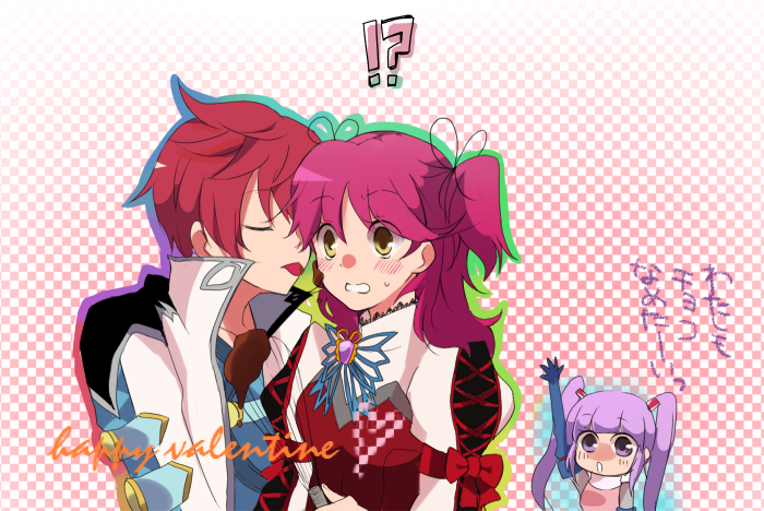 sophie, asbel lhant, and cheria barnes (tales of and 1 more) drawn by rituir