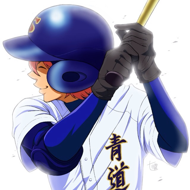 kominato ryousuke (ace of diamond) drawn by nanoka_(twostar)