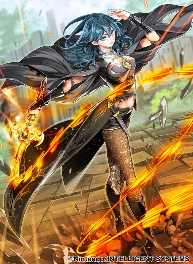 female byleth (fire emblem and 2 more) drawn by toyota_saori