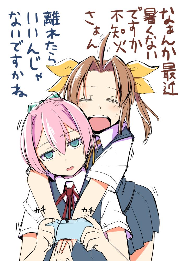 shiranui and kagerou (kantai collection) drawn by ichifuji_nitaka_(phase_nine)
