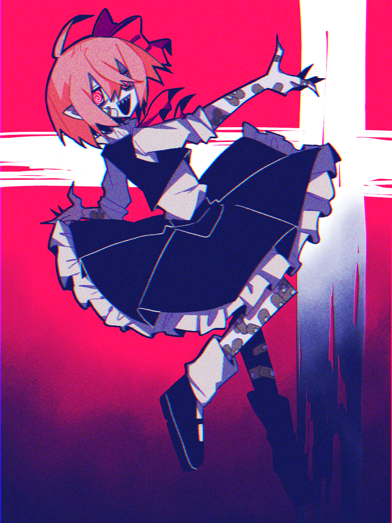 rumia (touhou and 1 more) drawn by mechakuchagenki