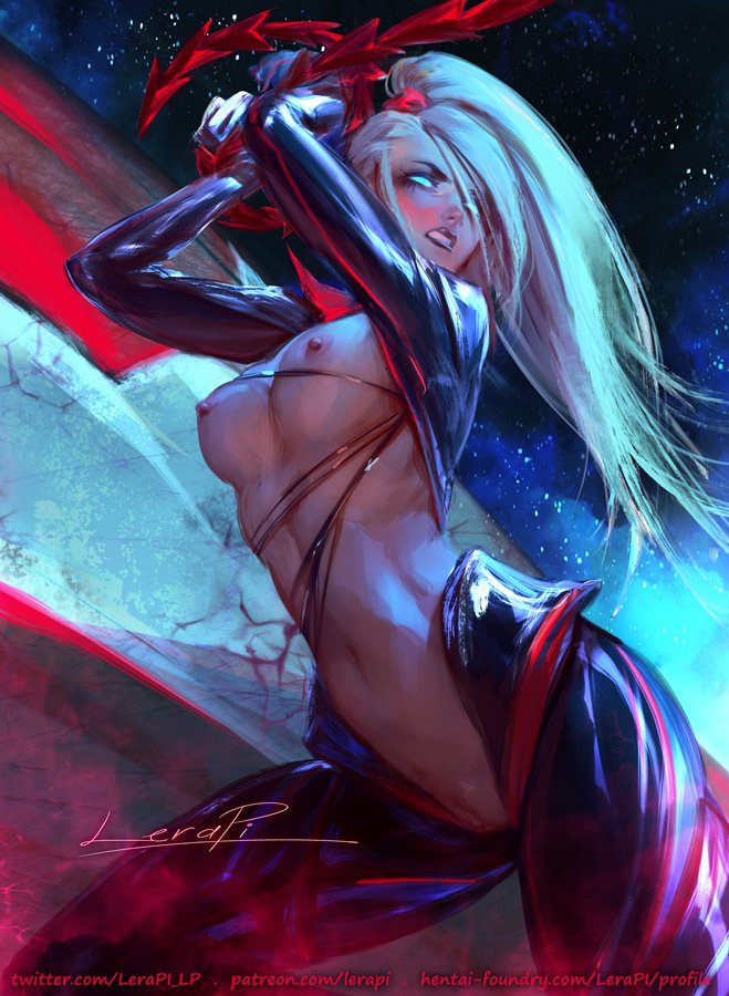 dark samus (metroid and 1 more) drawn by aleriia_v
