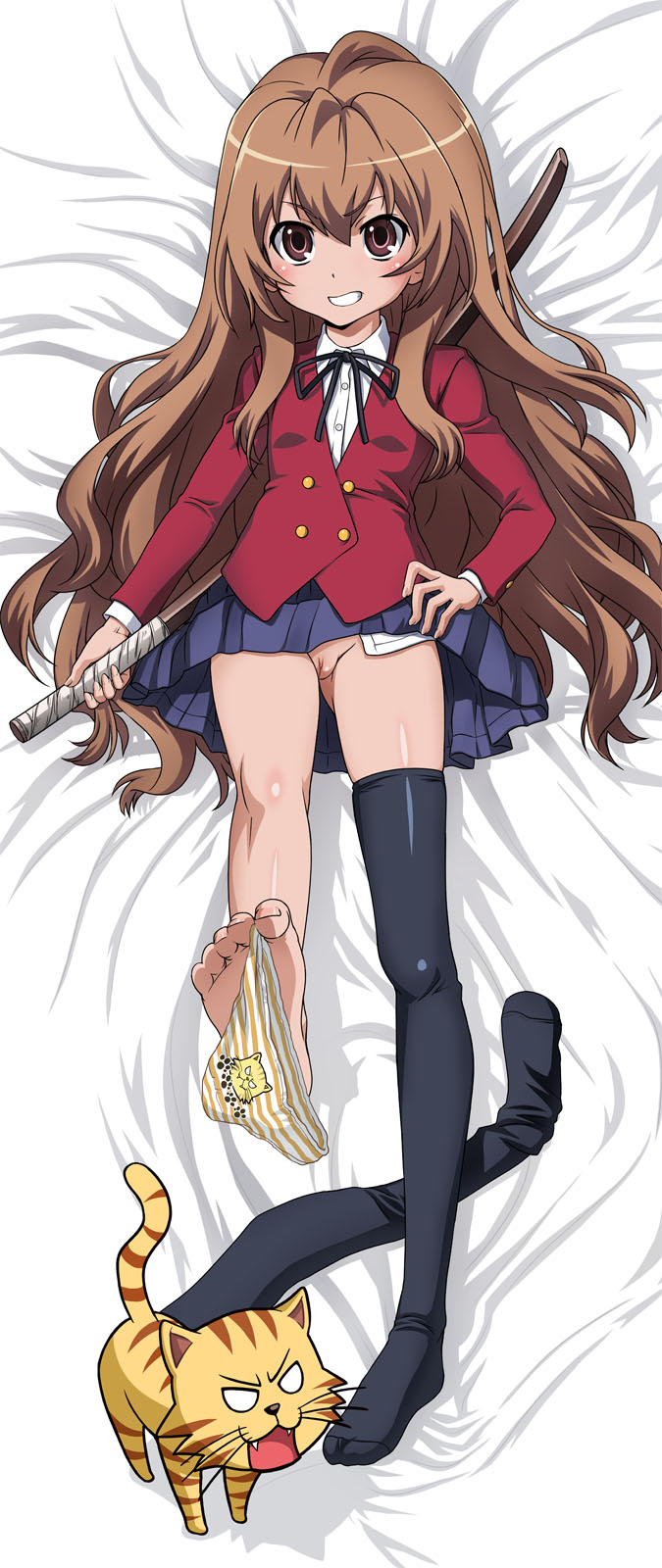 aisaka taiga and palmtop tiger (toradora!) drawn by tooo