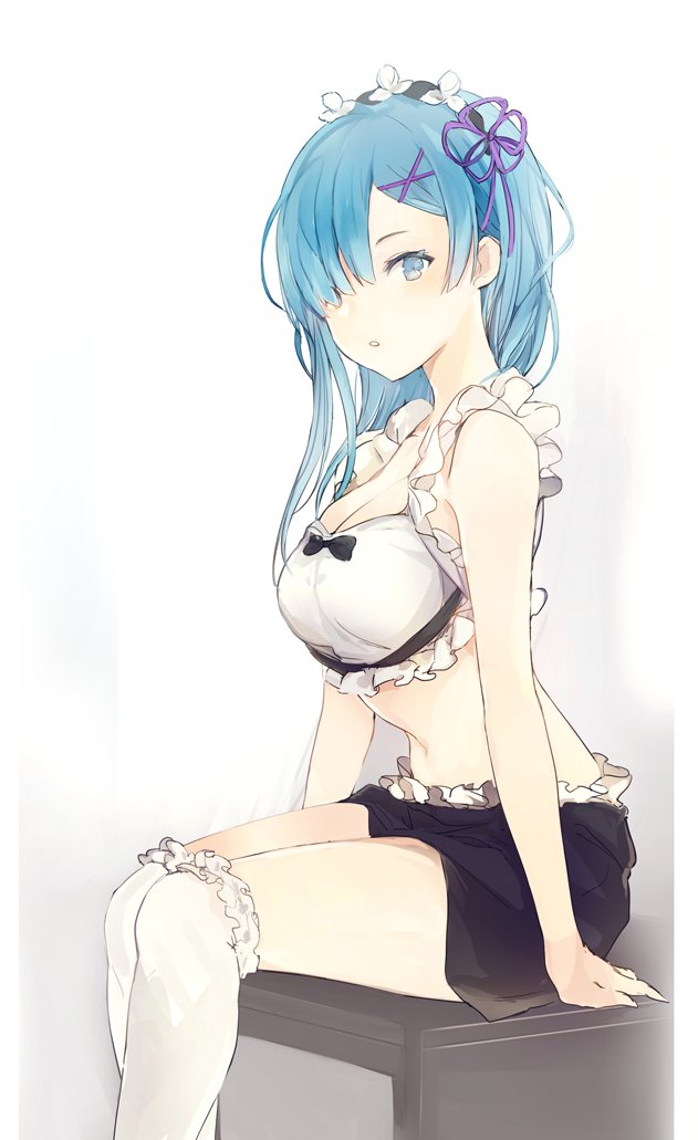 rem (re:zero kara hajimeru isekai seikatsu) drawn by lpip