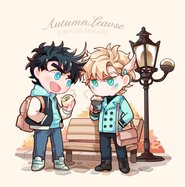 joseph joestar and caesar anthonio zeppeli (jojo no kimyou na bouken and 1 more) drawn by akiae_(hayj14)