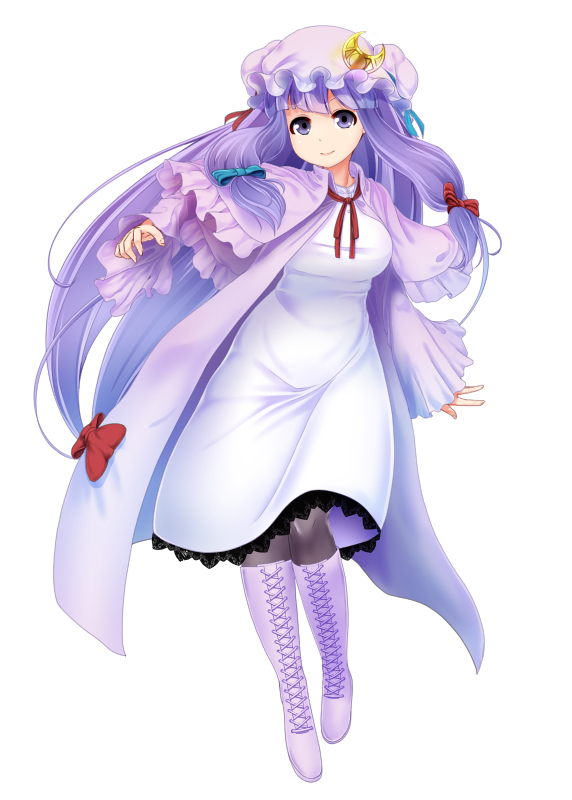 patchouli knowledge (touhou) drawn by shiina_excel