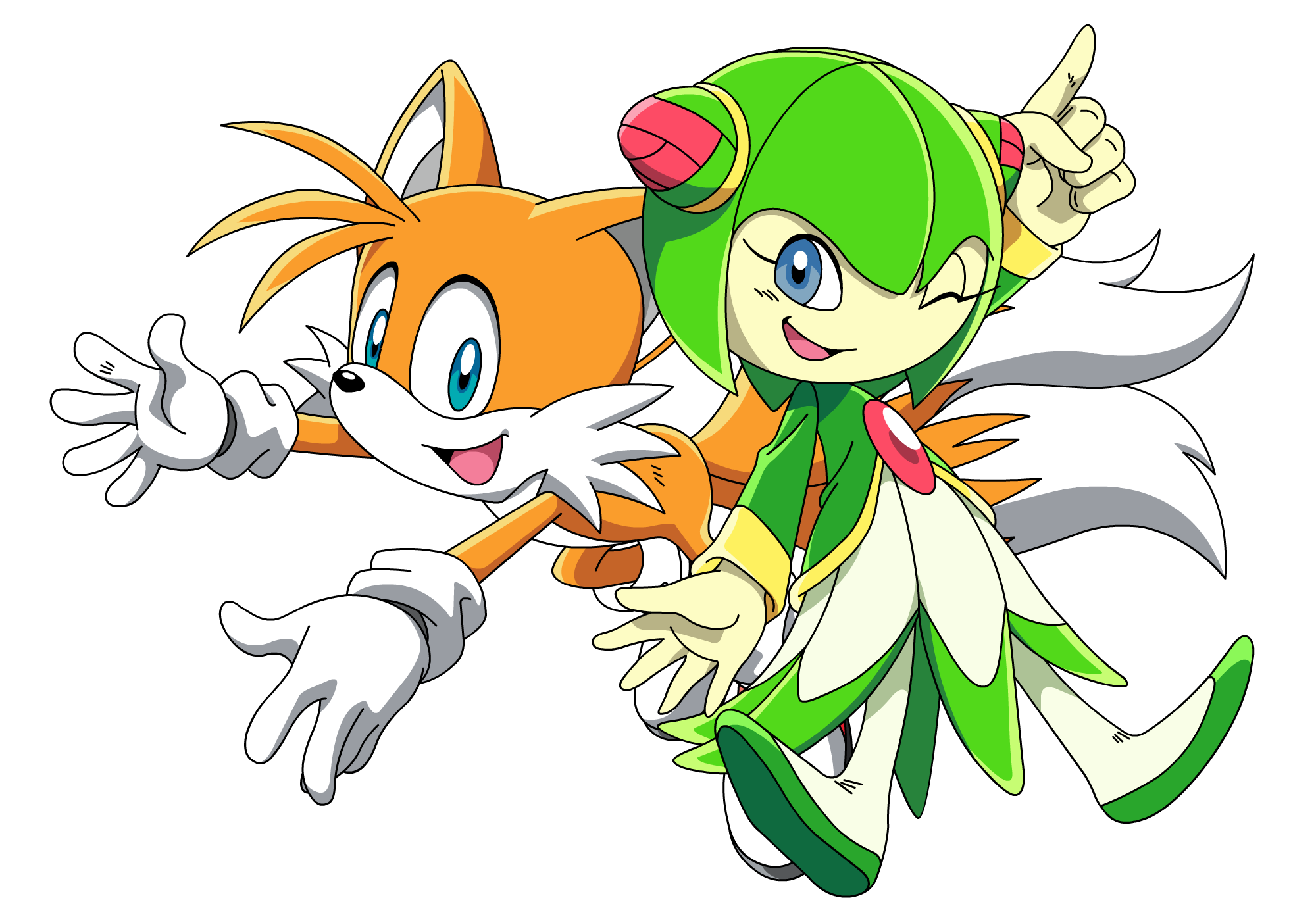Tails And Cosmo Sonic And 1 More Drawn By Sariinijinoka Danbooru