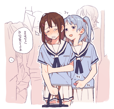 okusawa misaki and matsubara kanon (bang dream!) drawn by dayama