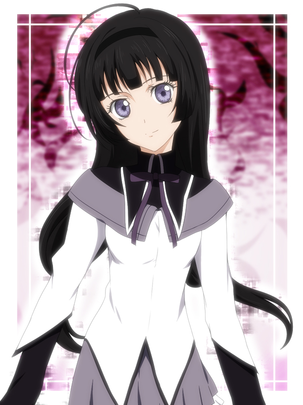akemi homura and kohaku hearts (mahou shoujo madoka magica and 2 more) drawn by ikari_manatsu